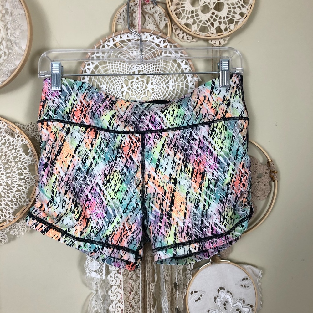 Victoria’s Secret Sport Spandex Rainbow Shorts M